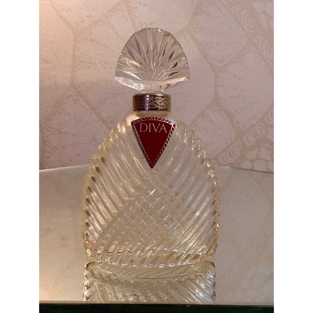 Ungaro Diva Eau de Parfum 50ml Vintage Crystal Perfume Bottle